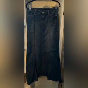 BCBG Denim Long Skirt for Casual and Work